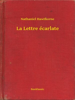 cover image of La Lettre écarlate